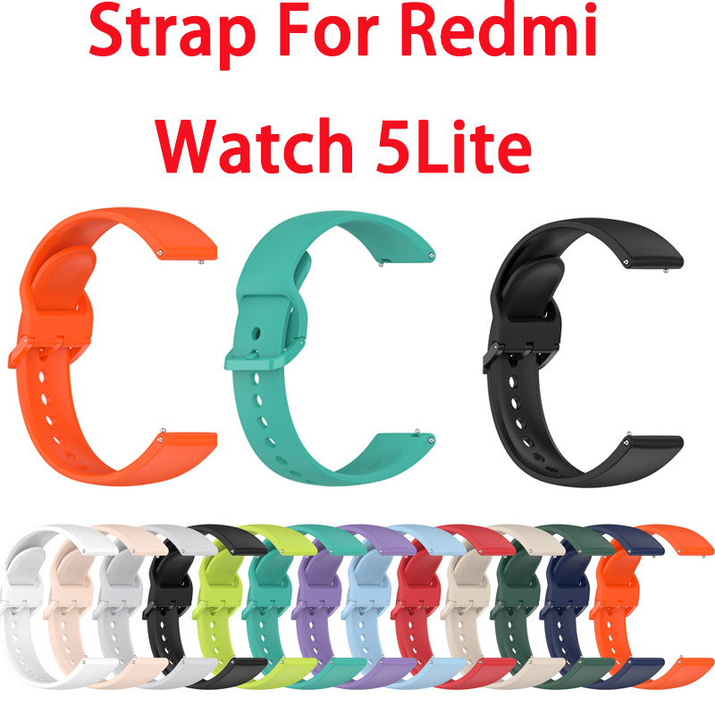 Smartwatch Instagram - สายซิลิโคนสไตล์อินสตาแกรมสีสันสดใส ดีไซน์ใหม่ สำหรับนาฬิกา Redmi Watch 5