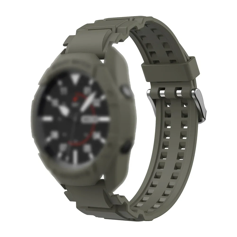 Android Smartwatch Accessories - สายรัดซิลิโคนสําหรับ Samsung สําหรับ Galaxy Watch8 ซิลิโคน