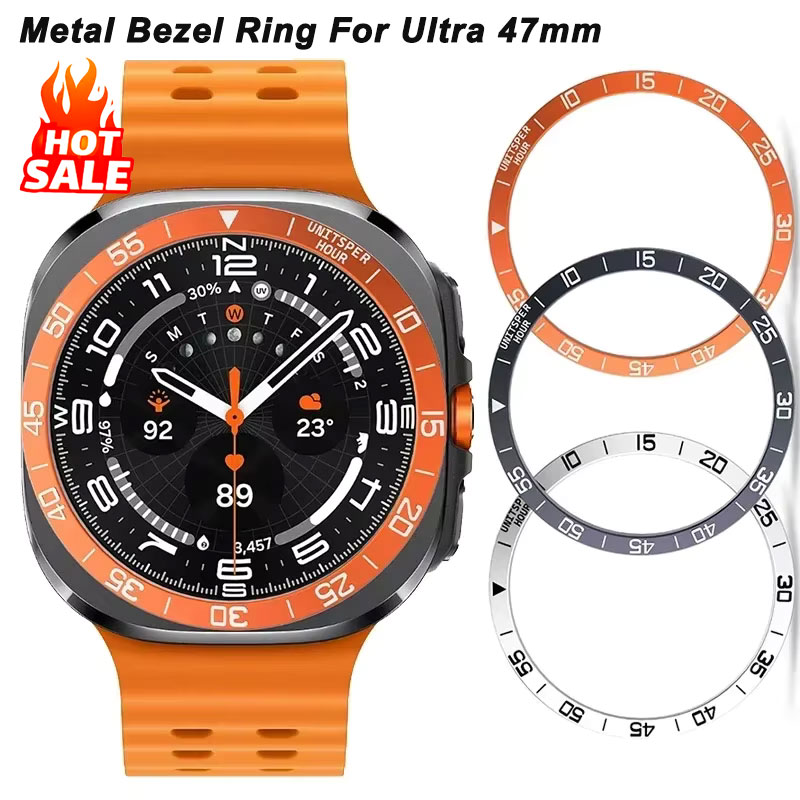 Samsung Smartwatch Ultra Accessories - ฝาครอบโลหะ BEZEL แหวนสําหรับ Samsung Galaxy Watch