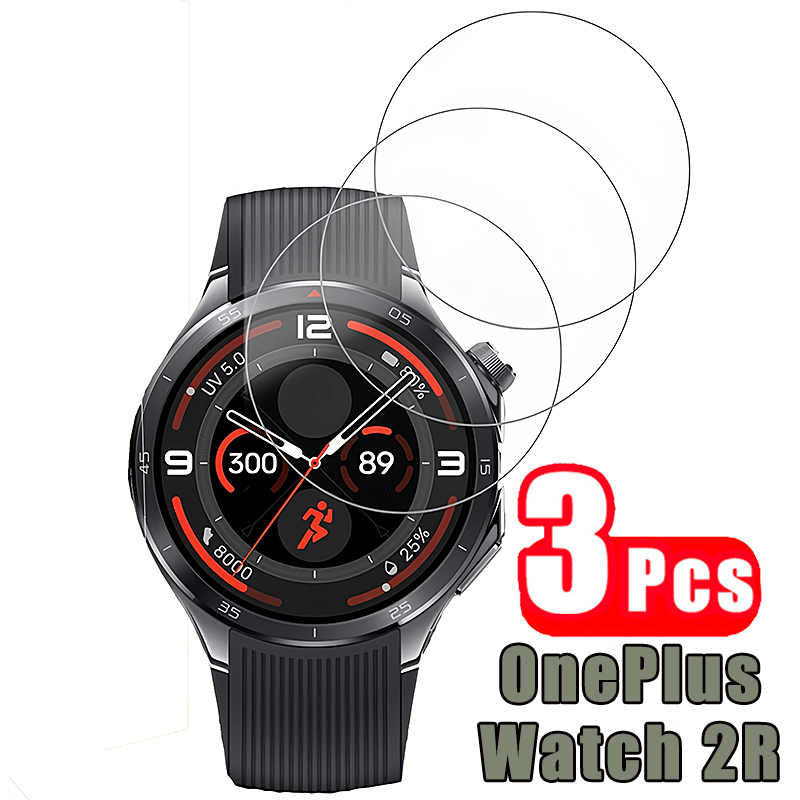Smartwatch Icon - 3PCS 9H กระจกนิรภัยป้องกันหน้าจอสำหรับ OnePlus Watch 2R