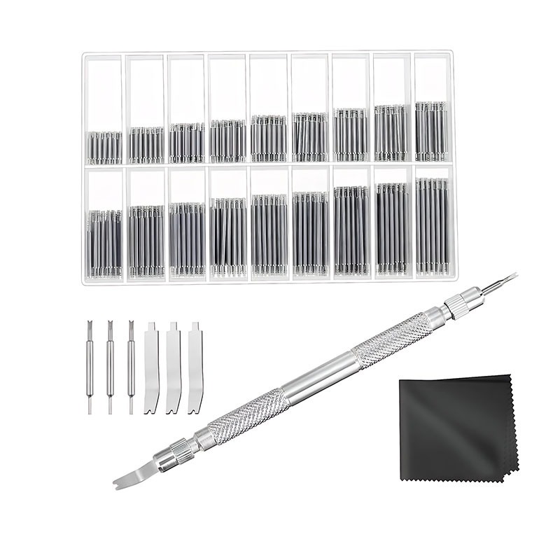 Tool Kit Strap Change - ชุดเครื่องมือซ่อมนาฬิกาอเนกประสงค์ 368 ชิ้น, การถอดประกอบอย่างแม่นยำ, การเปลี่ยนสาย, การเปิดตัวเรือนและเปลี่ยนแบตเตอรี่,