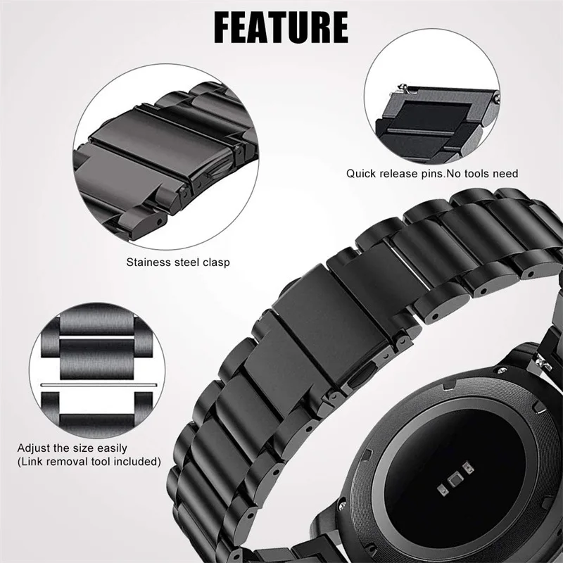 สายนาฬิกาโลหะ Mi Watch S1 Acti - Xiaomi Smartwatch S3 Accessories บทวิจารณ์และราคา