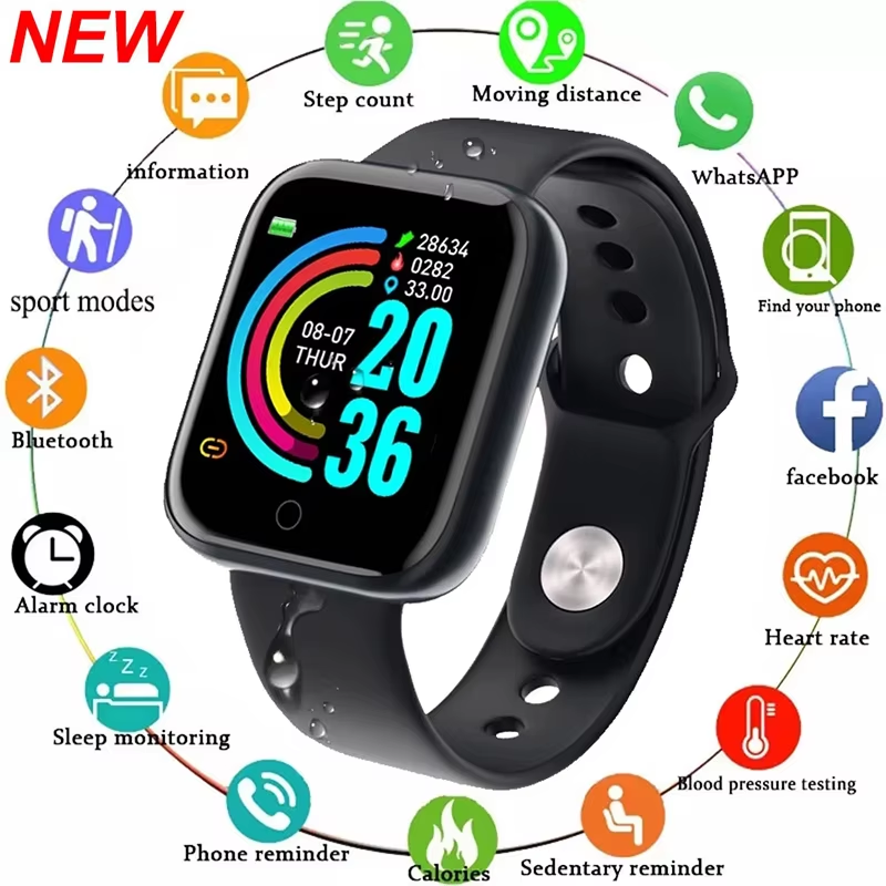 สมาร์ทวอทช์ผู้ชายผู้หญิงนาฬิกา - Android Smartwatch Accessories บทวิจารณ์และราคา