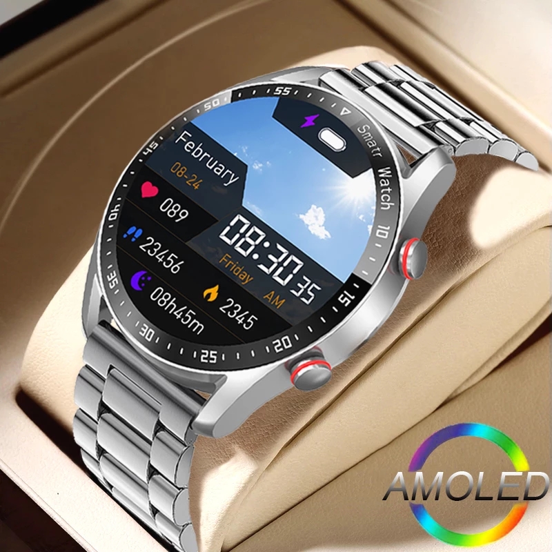 ECG + PPG บลูทูธสมาร์ทนาฬิกาผู - Smartwatch Face บทวิจารณ์และราคา