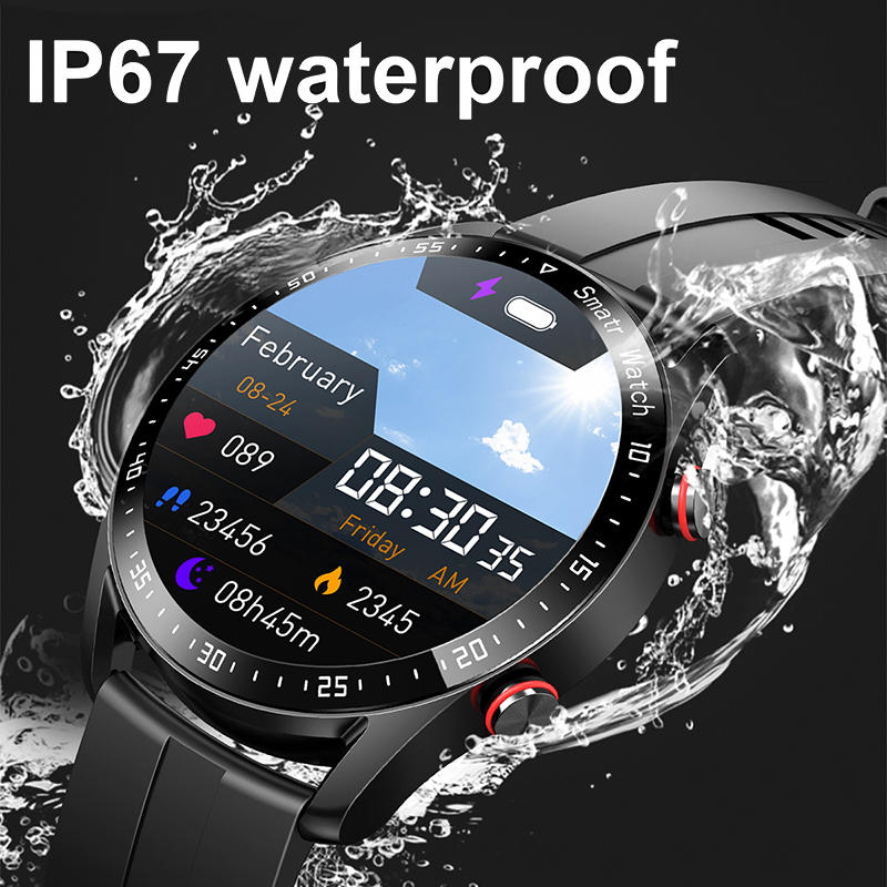ECG + PPG บลูทูธสมาร์ทนาฬิกาผู - Smartwatch Face บทวิจารณ์และราคา