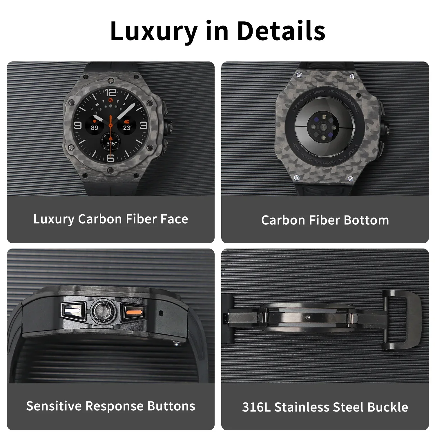หรูหราชุดปรับเปลี่ยนสําหรับ Sa - Samsung Smartwatch Ultra Accessories บทวิจารณ์และราคา