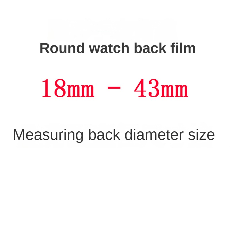 3PCS ฟิล์มป้องกันด้านหลังนาฬิก - Smartwatch Accessories Inside บทวิจารณ์และราคา