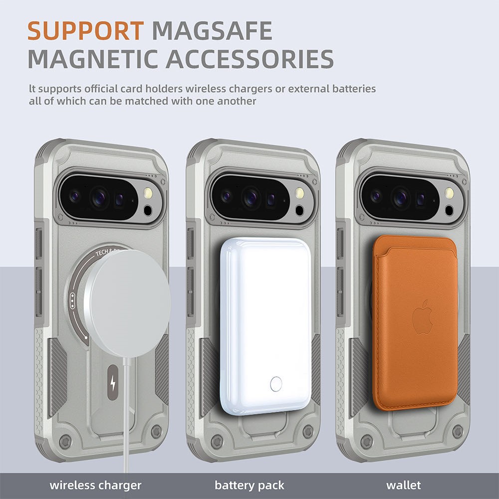 เคสโทรศัพท์แบบกันกระแทกพร้อมขา - Magnetic Charging Stand บทวิจารณ์และราคา