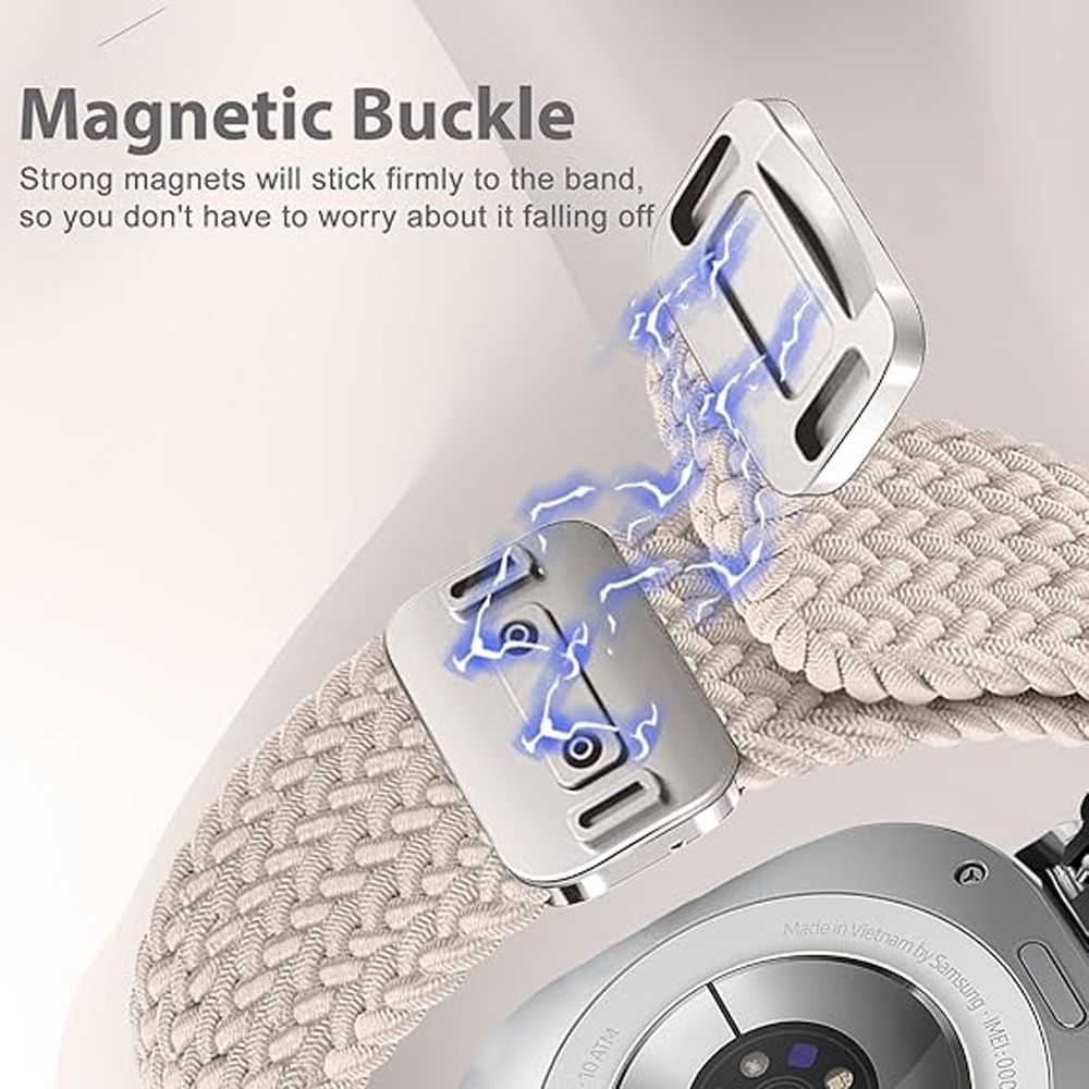 สายนาฬิกาไนลอนถักแบบวงสำหรับ S - Samsung Smartwatch Ultra Accessories บทวิจารณ์และราคา