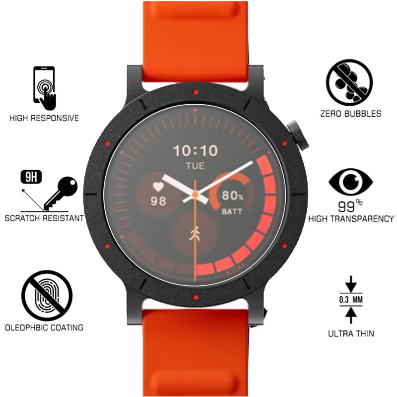 ฟิล์มไฮโดรเจลกันรอยหน้าจอสำหรั - Smartwatch Icon บทวิจารณ์และราคา