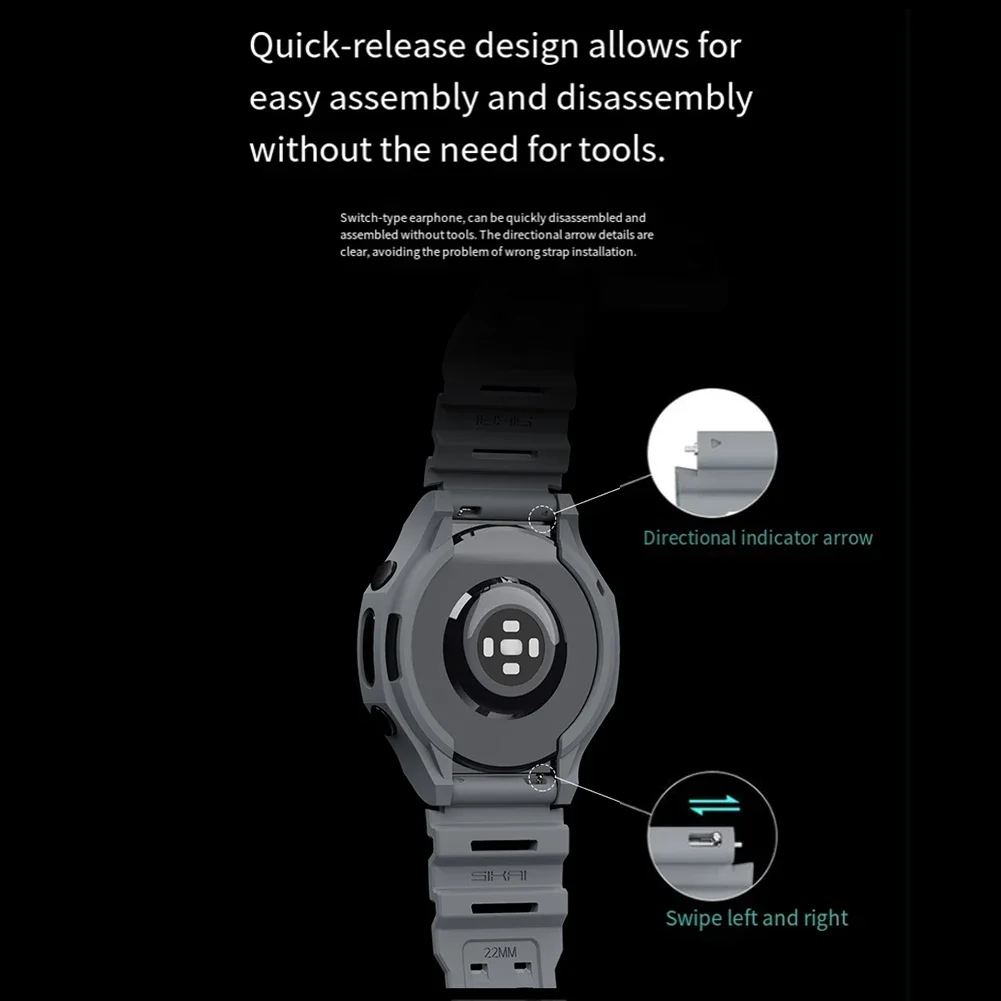 สายรัดซิลิโคนสําหรับ Samsung ส - Android Smartwatch Accessories บทวิจารณ์และราคา