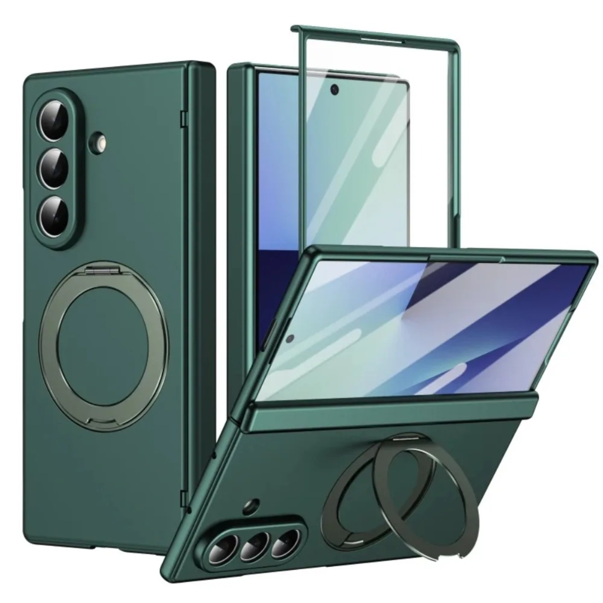 360 °   เคสโทรศัพท์พร้อมฟิล์มป - Magnetic Charging Stand บทวิจารณ์และราคา