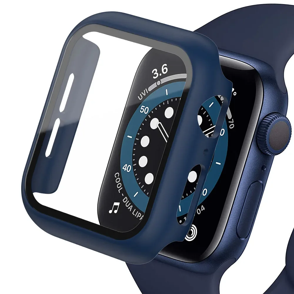 กระจกนิรภัย + ฝาครอบสําหรับ Ap - Smartwatch Icon บทวิจารณ์และราคา