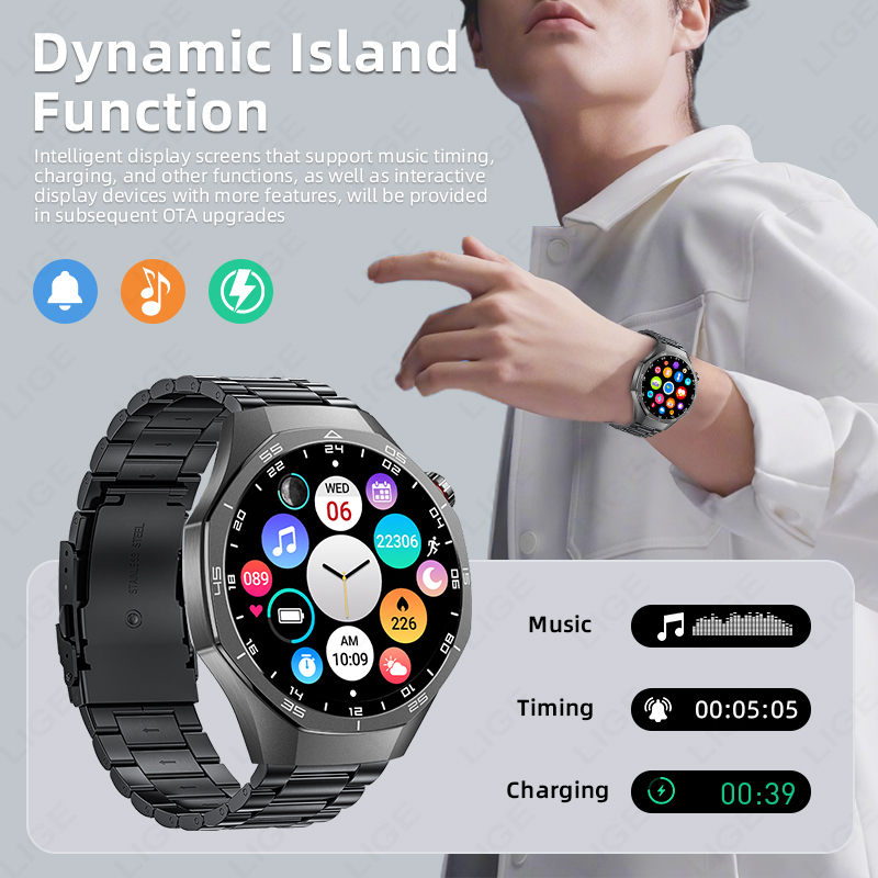 2026 ใหม่บลูทูธโทรผู้ชายสมาร์ท - Smartwatch Custom บทวิจารณ์และราคา