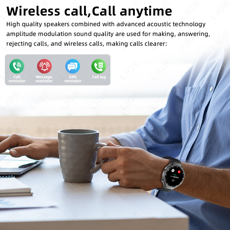 2026 ใหม่บลูทูธโทรผู้ชายสมาร์ท - Smartwatch Custom บทวิจารณ์และราคา