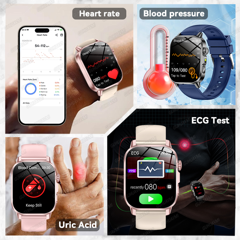 GUHUAVMI 2026 สมาร์ทวอทช์เพื่อ - Android Smartwatch Accessories บทวิจารณ์และราคา
