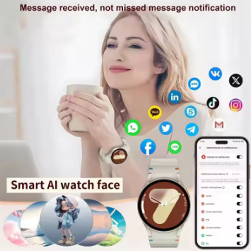 SmartWatch ผู้ชายผู้หญิง HD AM - Smartwatch Custom บทวิจารณ์และราคา