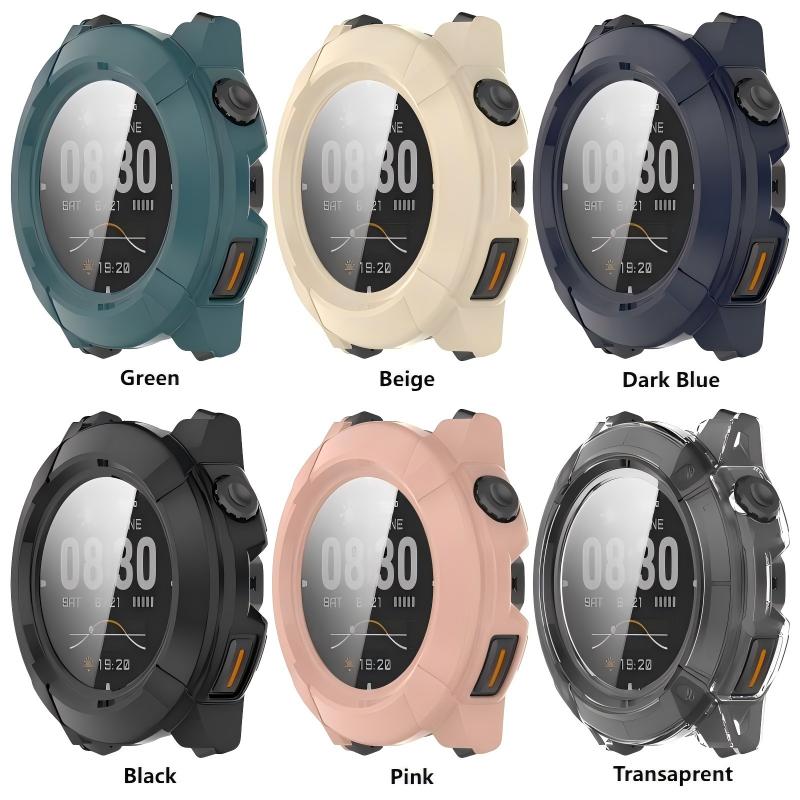 เคสพีซี+กระจกนิรภัยสำหรับสายนา - Android Smartwatch Accessories บทวิจารณ์และราคา