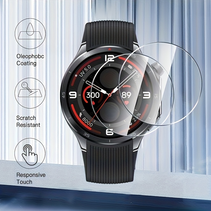 3PCS 9H กระจกนิรภัยป้องกันหน้า - Smartwatch Icon บทวิจารณ์และราคา