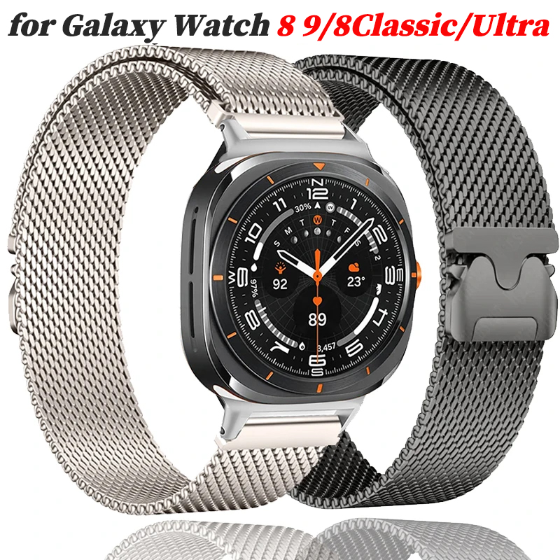 สายโลหะแบบมิลานีสสำหรับซัมซุงก - Samsung Smartwatch Ultra Accessories บทวิจารณ์และราคา